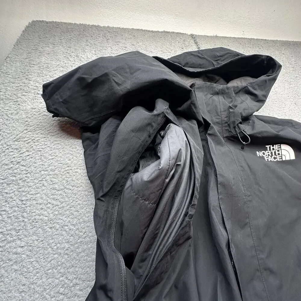 The North Face 3-in-1 Clement Triclimate Jacket Mens Medium Black Hood NF0A4QX7